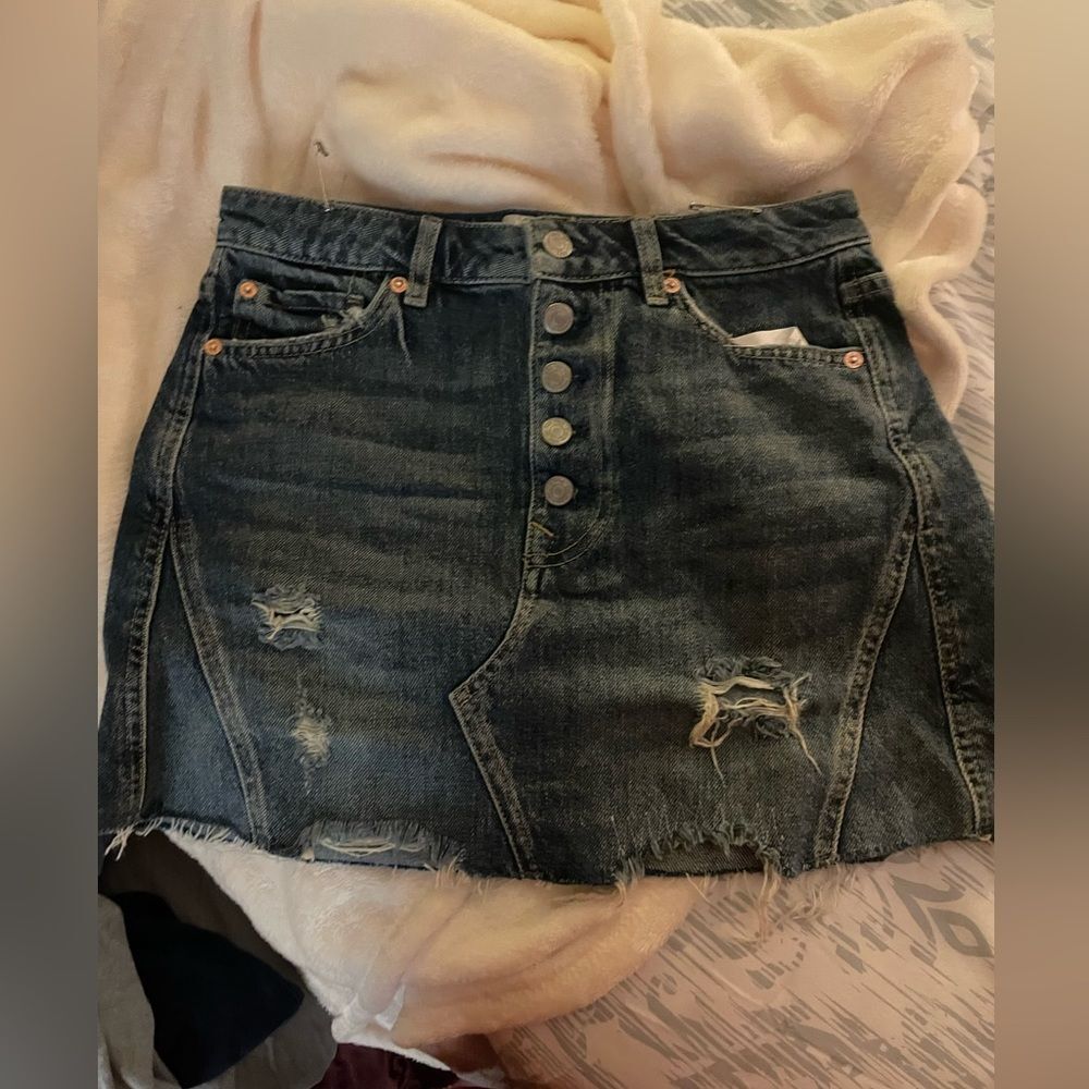 Free people We the free, Jean skirt. Gently used